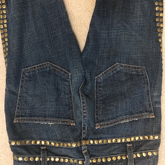 Current Elliott gold studded jeans - Picture 12 of 15